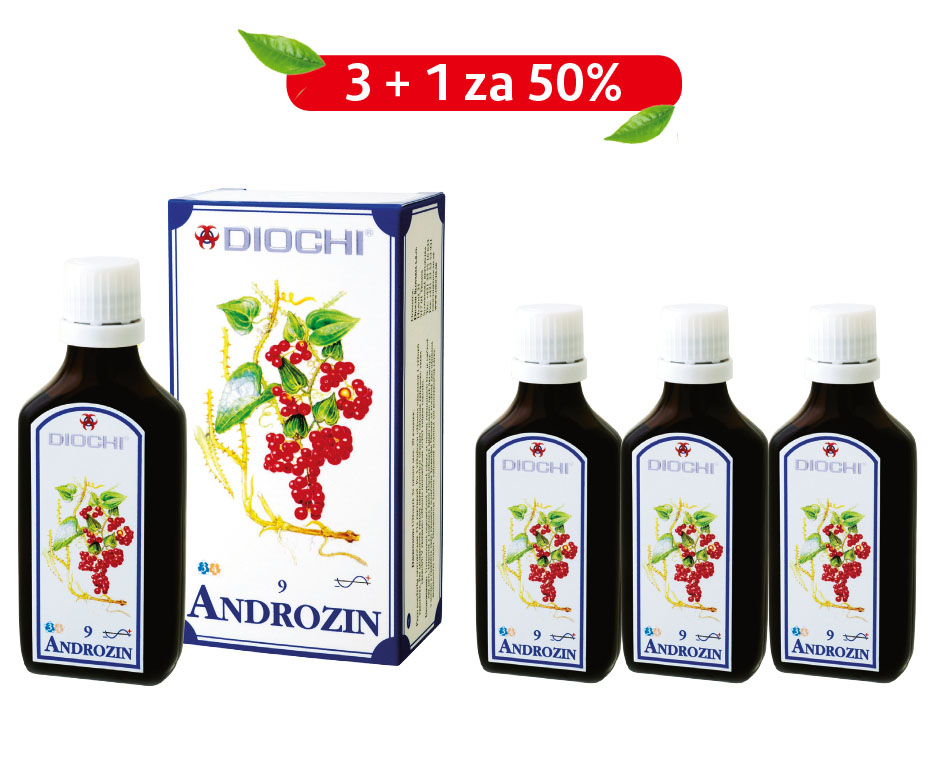 Androzin kapky 3 + 1 za 50%