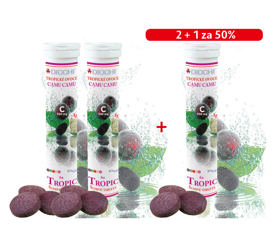 AKCE: Vitamín Tropic 2+1 za 50%
